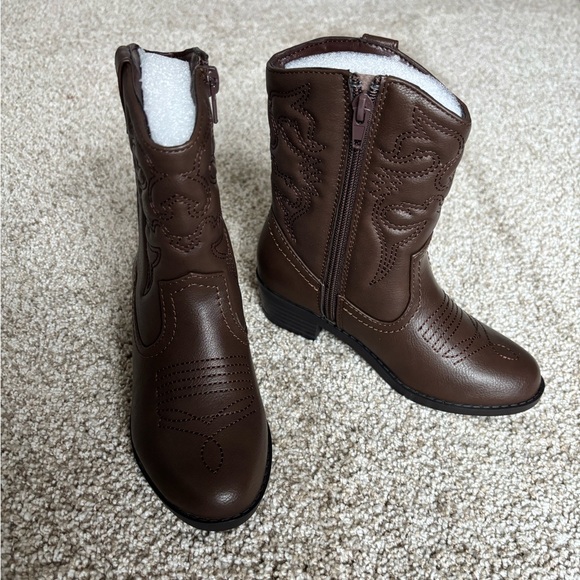 Brown Western Style Boots